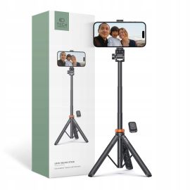 TECH-PROTECT L03s Bluetooth selfie tyč/tripod černá