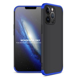 360° Ochranný kryt Apple iPhone 13 Pro Max černý-modrý