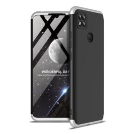 360° Ochranný kryt Xiaomi redmi 9C černo-stříbrná