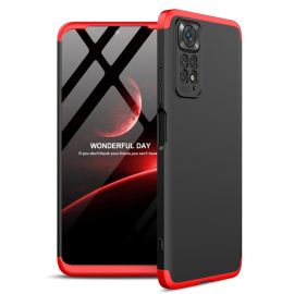 360° Ochranný kryt Xiaomi Redmi Note 11 / Note 11S černý-červený