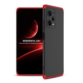 360° Ochranný kryt Xiaomi Redmi Note 12 Pro 5G černo-červený