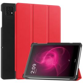 LEATHER Zaklápěcí kryt pro T Tablet červený