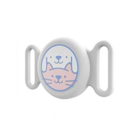 PROTEMIO PET LOCATE Obal pro Apple AirTag na obojek psa / kočky bílý