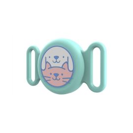 PROTEMIO PET LOCATE Obal pro Apple AirTag na obojek psa / kočky mentolový