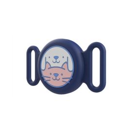 PROTEMIO PET LOCATE Obal pro Apple AirTag na obojek psa / kočky tmavě modrý