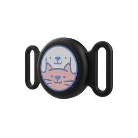 PROTEMIO PET LOCATE Obal pro Apple AirTag na obojek psa / kočky černý
