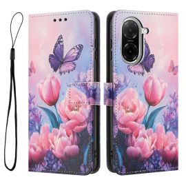 ART Peněženkový kryt pro Xiaomi Redmi A5 PINK FLOWER