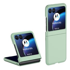PLASTIC Ochranný plastový kryt pro Motorola Razr 60 světle zelený