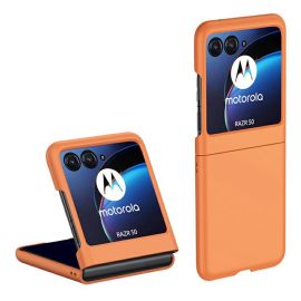 PLASTIC Ochranný plastový kryt pro Motorola Razr 60 oranžový