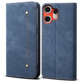 DENIM Peněženkový kryt pro CMF Phone 2 Pro modrý