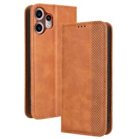 BUSINESS Peněženkový kryt pro CMF Phone 2 Pro hnědý