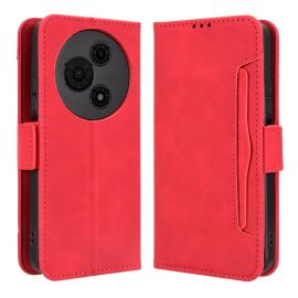 SLOT Peněženkový obal pro TCL 605 / TCL 60 SE červený