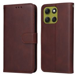 SMOOTH Peněženkové pouzdro pro Motorola Moto G86 5G hnědé