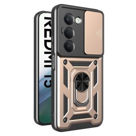 RING CAMERA Kryt s držákem pro Xiaomi Redmi 15 / Redmi 15 5G zlatý