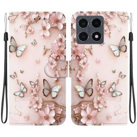 ART Peněženkový obal pro Xiaomi 15T PINK BUTTERFLY