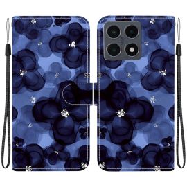 ART Peněženkový obal pro Xiaomi 15T INK BLUE FLOWER