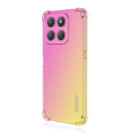 ENKAY GRADIENT Ochranný obal pro Honor 400 Smart 5G / Honor X7d PINK-GOLD