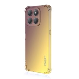 ENKAY GRADIENT Ochranný obal pro Honor 400 Smart 5G / Honor X7d PURPLE-GOLD
