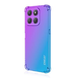 ENKAY GRADIENT Ochranný obal pro Honor 400 Smart 5G / Honor X7d PURPLE-BLUE