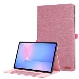 FABRIC Zaklápěcí kryt pro Samsung Galaxy Tab S10 FE+ růžový