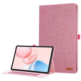 FABRIC Zaklápěcí obal pro Honor Pad 10 růžový
