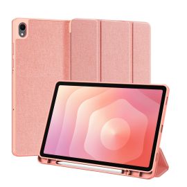 DUX DOMO Zaklápěcí obal pro Samsung Galaxy Tab S11 růžový