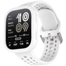 PROTEMIO COVER SET Řemínek + obal na hodinky Amazfit Bip 6 bílý