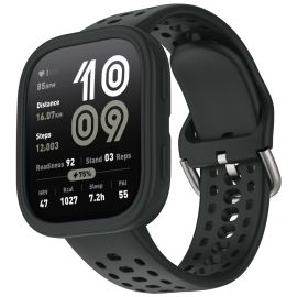 PROTEMIO COVER SET Řemínek + obal na hodinky Amazfit Bip 6 černý