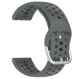 AIRY Silikonový řemínek pro Amazfit Active 2 (Square) tmavě šedý