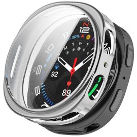 TPU FULL COVER Kryt pro Samsung Galaxy Watch8 40mm stříbrný