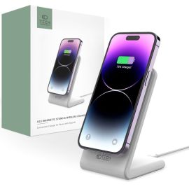 TECH-PROTECT QI15W-A23 MagSafe bezdrátová nabíječka bílá