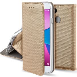 MAGNET Peňaženkový obal Huawei P9 Lite MINI zlatý