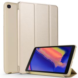 LEATHER Zaklápěcí kryt pro Samsung Galaxy Tab A 8.0 (P200 / P205) zlatý