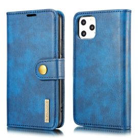 DG.MING Peněženkový kryt 2v1 pro Apple iPhone 11 Pro modrý