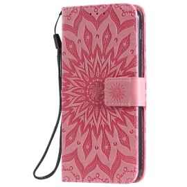 ART MANDALA Peněženkové pouzdro pro LG G8s ThinQ světle růžové