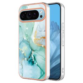 IMD MARBLE Ochranný kryt pro Google Pixel 9 / Pixel 9 Pro GREEN