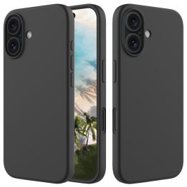 RUBBER Ochranný kryt pro Apple iPhone 16 černý
