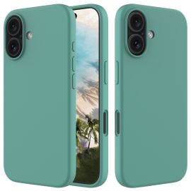 RUBBER Ochranný kryt pro Apple iPhone 16 zelená