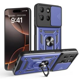 RING CAMERA Kryt s držákem pro Motorola Moto G15 / G15 Power modrý