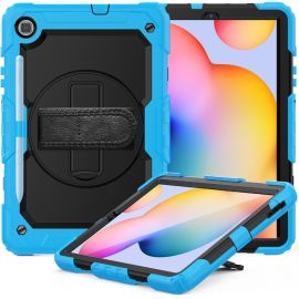 SOLID 360 Odolný obal pro Samsung Galaxy Tab S6 Lite 2024 / S6 Lite 2022 / S6 Lite modrý