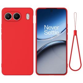 RUBBER Ochranný kryt pro OnePlus Nord 4 5G červený