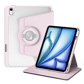 CRYSTAL FLEXI 2v1 Zaklápěcí pouzdro pro Apple iPad Air 11 2025 / Air 11 2024 světle růžové