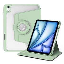 CRYSTAL FLEXI 2v1 Zaklápěcí pouzdro pro Apple iPad Air 11 2025 / Air 11 2024 světle zelené