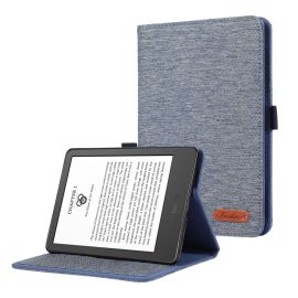 FABRIC Zaklápěcí kryt pro Amazon Kindle Paperwhite 5 2021 modrý