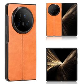 LEATHER Ochranný kryt pro Honor Magic V5 hnědý