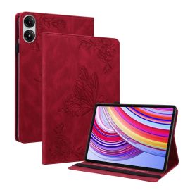 ART BUTTERFLY Zaklápěcí pouzdro pro Xiaomi Redmi Pad Pro / Pad Pro 5G červené