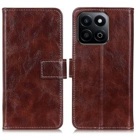 RETRO Peněženkový obal Honor 200 Smart 5G hnědý