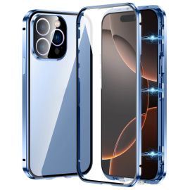Magnetický kryt 360 pro Apple iPhone 16 Pro Max modrý