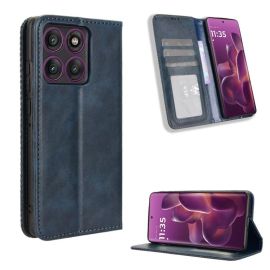 BUSINESS Peněženkový kryt pro Motorola Edge 60 Pro modrý