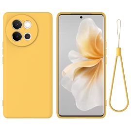 RUBBER Ochranný obal pro Vivo V40 Lite 5G žlutý